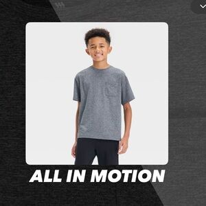 EUC All In Motion Grey Ventilated Pocket Tee Shirt